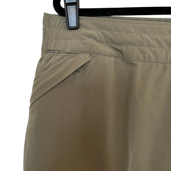 Sahalie Skort Size 1X Olive Green Shorts Inside Activewear Athleisure Knit Plus - Picture 3 of 11